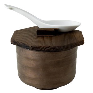 Japan Zen Brown Bowl with White Set