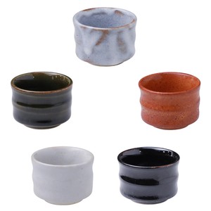 Japan 5P color Ochoko Sake Cup Set