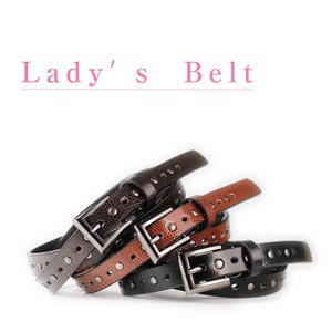 Ladies Belt Synthetic Leather pin Fake Leather crimp Business Commuting Denim One Piece