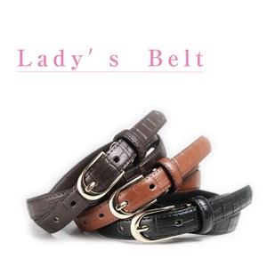 Ladies Belt Synthetic Leather pin Fake Leather Business Commuting Denim One Piece