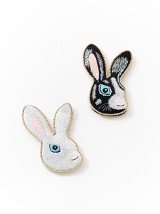 Rabbit Embroidery Mirror 2 Color 42 2010 2