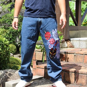 Full-Length Pant Japanese Pattern