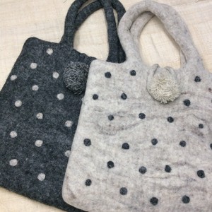 Handmade Felt Dot Bag Tote Bag Dot 2