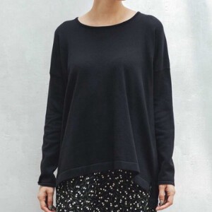 Sweater/Knitwear Pullover Drop-shoulder Organic Cotton