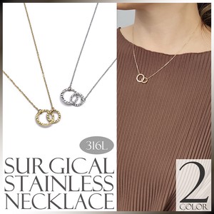 Stainless Steel Chain Necklace Stainless Steel Rings Ladies Simple