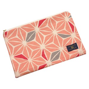 Pouch Pink Flat Pouch Hemp Leaves