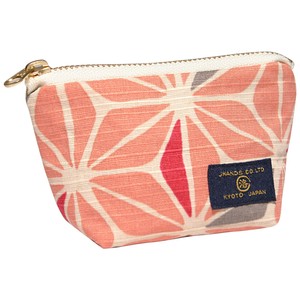 Pouch Pink Hemp Leaves (S)