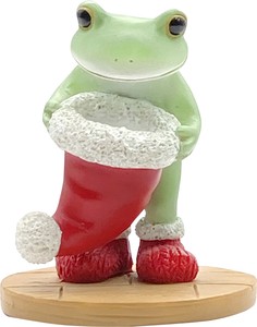动物摆饰 Copeau 礼物 青蛙 吉祥物 圣诞节