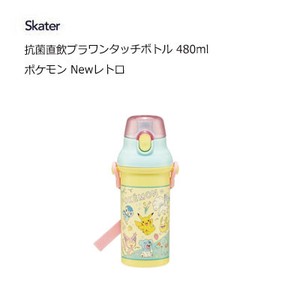 Antibacterial One touch Bottle 480 ml Pokemon New Retro SKATER B5 2