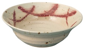 Shigaraki ware Side Dish Bowl Red Blue Made in Japan