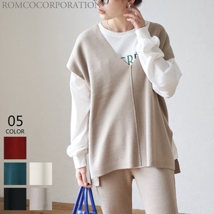 Sweater/Knitwear V-Neck Sweater Vest