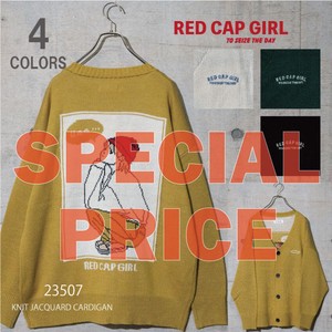 【SPECIAL PRICE】RED CAP GIRL ニットジャカードカーディガン