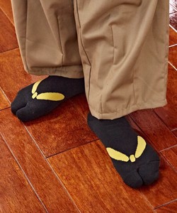 【日本製】【カヤ】湯の厚手パイル足袋型くつ下25〜28cm ○3D展 足袋靴下
