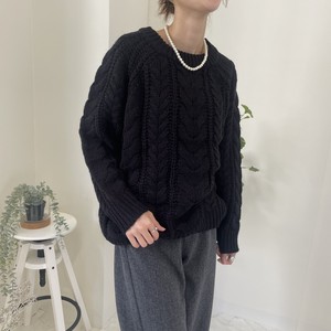 Sweater/Knitwear Knitted Acrylic Wool