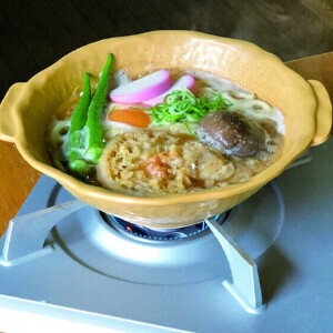 直火　石目うどん鉢【萬古焼 直火 耐熱鉢 ボウル ラーメン鉢 麺鉢 どんぶり 丼 大鉢】