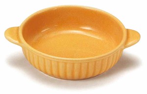 Banko ware Baking Dish Yellow Natural Western Tableware