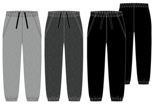 Full-Length Pants Plain Wool-Lined 110cm ~ 160cm