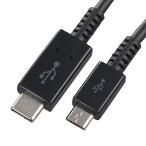 USB2.0 microB/TypeC ケーブル 1m