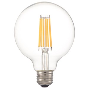 LED電球 フィラメントタイプボール電球 E26 100形相当 調光器対応 電球色