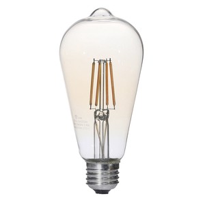 LEDフィラメントタイプレトロ球 E26 40形相当 キャンドル色