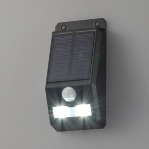 monban ソーラーセンサーウォールライト110lm 薄型ブラック