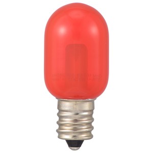 LEDナツメ球装飾用 T20/E12/0.5W/2lm/クリア赤色