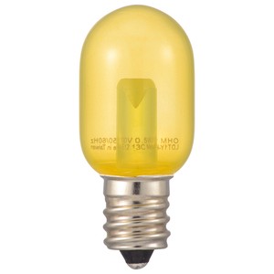 LEDナツメ球装飾用 T20/E12/0.5W/13lm/クリア黄色