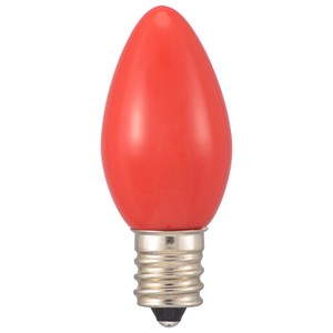 LEDローソク球装飾用 C7/E12/0.5W/2lm/赤色