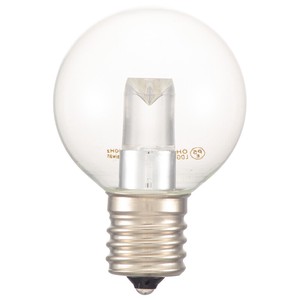 LEDミニボール球装飾用 G40/E17/1.2W/55lm/クリア電球色