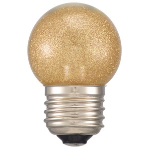 LEDミニボール球装飾用 G40/E26/1.4W/40lm/金(電球)色