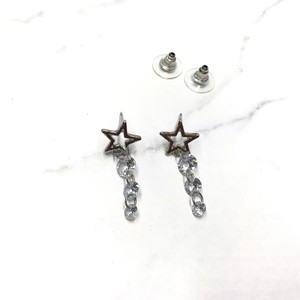 Clip-On Earrings sliver Star Bijoux