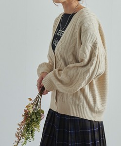 Cable Kanoko Knitted Cardigan