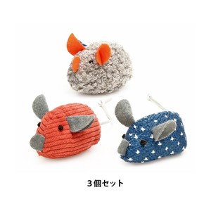 ループ　猫用おもちゃ　ファニーズ　フラッフィーマウス（3個セット） / Cute Cat Toy