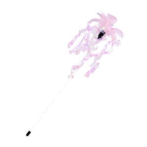 ループ　猫用おもちゃ　ロッディーズ　カールリボン ピンク / Cat Teaser Wand Toy