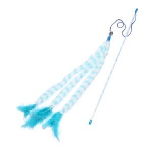 Cat Toy Blue Bird Feather Toy