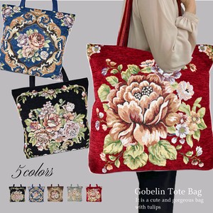 Tote Bag Lightweight Floral Pattern Japanese Pattern Ladies