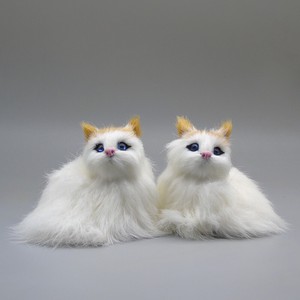 工芸品 家の装飾 シミュレーション動物 ペアの猫 YMB1187