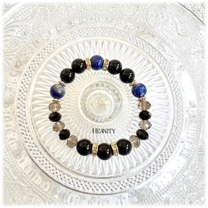 Gemstone Bracelet Turquoise/Lapis Lazuli black