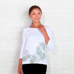 ストレッチ七分袖Tシャツ