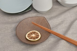 モア窯変茶12.5cm小皿 茶系 洋食器 丸皿 小皿 日本製 美濃焼 カフェ風 おしゃれ モダン