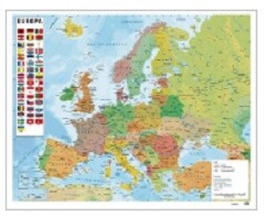 【価格改定】■輸入ミニポスター　MAP OF EUROPE