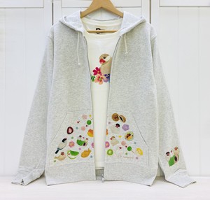 Sweat Hoody Japanese confectionery Java Sparrow