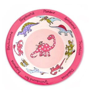 【Tyrrell Katz】Melamine Bowl dino pink ティレルカッツ ボウル 食器 お皿 メラミン 恐竜 ピンク