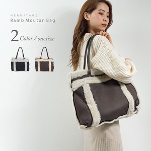 Tote Bag Double- faced Genuine Leather Ladies Men's