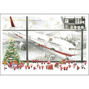 2022 Christmas Card Mini Santa Sepia Card