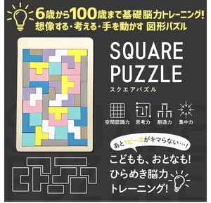 Wooden Inspiration Puzzle SQUARE Square Puzzle