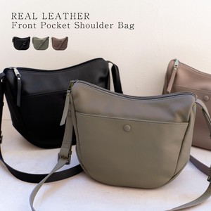 Shoulder Bag Cattle Leather Simple