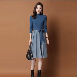 Casual Dress Knitted One-piece Dress NEW