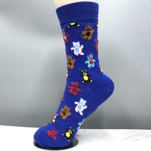 Crew Socks Colorful Animal Socks Bear Ladies