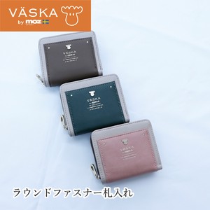 VASKA by moz リグル ラウンドファスナー札入れ